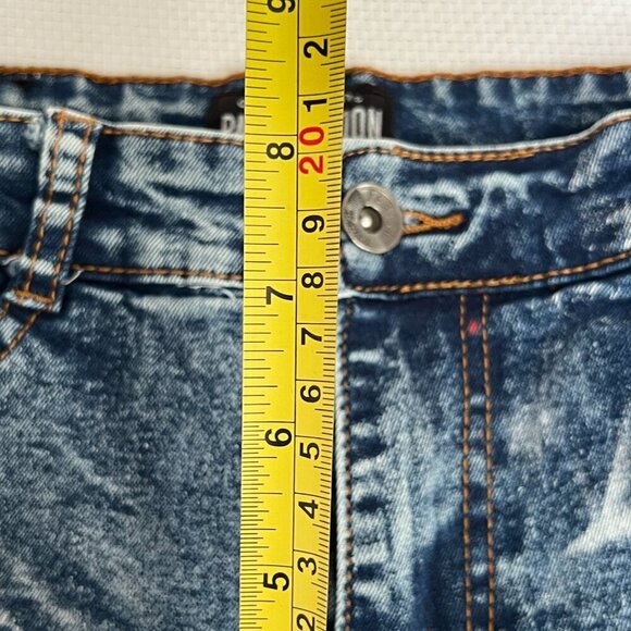 Parish Nation Rare Paint Splatter Rip and Repair Distressed Denim Jeans 32x29 - Picture 7 of 11